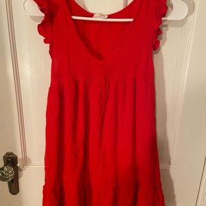 Red francescas dress